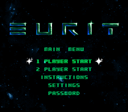 Eurit (prototype) Title Screen